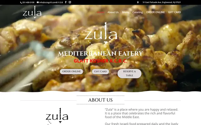 Zula Mediterranean Eatery homepage